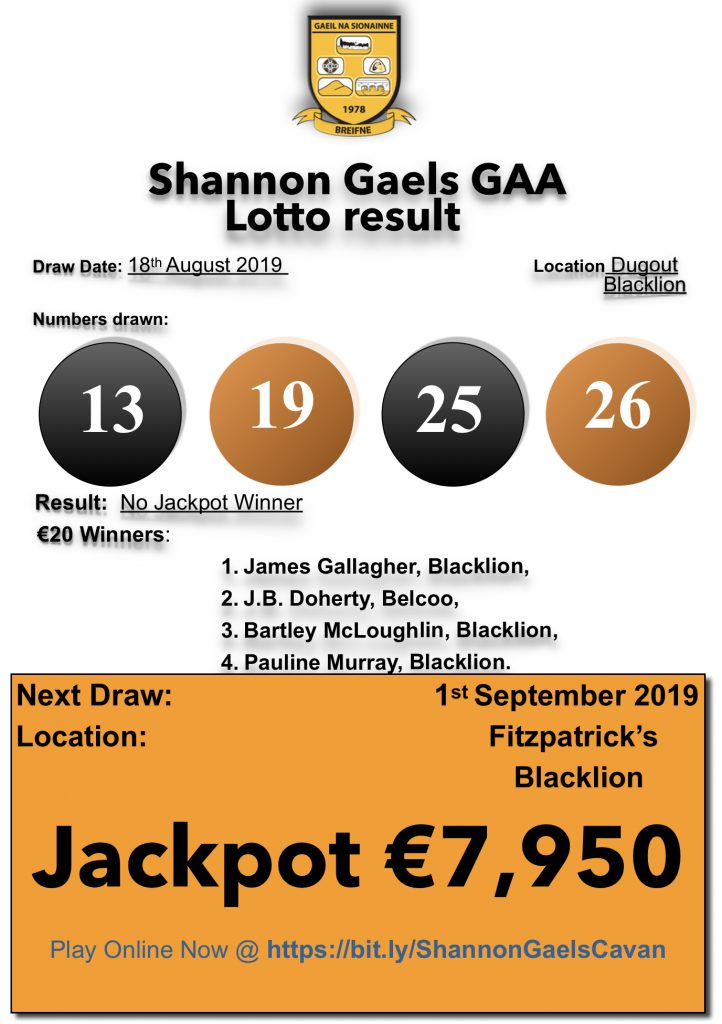 lotto 13 august 2019